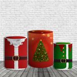 Trio De Cilindros Para Festa Feliz Natal 5