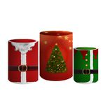 Trio De Cilindros Para Festa Feliz Natal 5