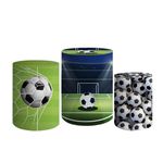 Trio De Cilindros Para Festa Futebol Bola Gol