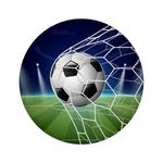 Painel De Festa Redondo Futebol Bola Gol