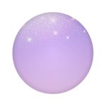 Painel De Festa Redondo Glitter Roxo Brilho Lilás Estrelas