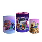 Trio De Cilindros Para Festa Divertidamente Emoções