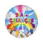 Painel De Festa Redondo Feliz Dia Das Crianças 3