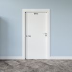 Capa De Porta Para Decoração Festa Feliz Natal Vermelho Tecido Elástico 2.10x0.85m Painel de Porta 