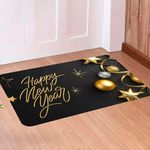 Tapete Capacho Antiderrapante 70x50 - Ano Novo 01