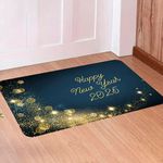 Tapete Capacho Antiderrapante 70x50 - Ano Novo 01