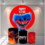 Kit Capa Painel Sublimado + 3 Capas De Cilindro - Poppy Playtime