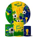 Kit Capa Painel Sublimado + 3 Capas De Cilindro - Brasil