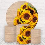 Kit Capa Painel Sublimado + 3 Capas De Cilindro - Floral