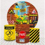 Kit Capa Painel Sublimado + 3 Capas De Cilindro - Construção