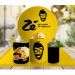 Kit Capa Painel Sublimado + 3 Capas De Cilindro - Zé Delivery