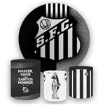 Kit Capa Painel Sublimado + 3 Capas De Cilindro - Santos