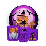 Kit Capa Painel Sublimado + 3 Capas De Cilindro - Halloween