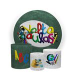 Kit Capa Painel Sublimado + 3 Capas De Cilindro - Volta às Aulas