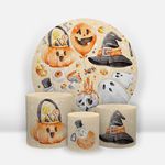 Kit Capa Painel Sublimado + 3 Capas De Cilindro - Halloween