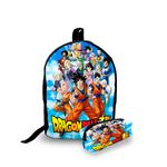 Mini Mochila Urbana + Estojo - Dragon Ball - Lançamento 