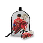 Mini Mochila Urbana + Estojo - Jogadores Futebol - Lançamento 2