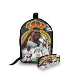 Mini Mochila Urbana + Estojo - Jogadores Futebol - Lançamento 3