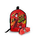 Mini Mochila Urbana + Estojo - Einaldinho - Lançamento