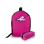 Mini Mochila Urbana + Estojo - Dos Rosa - Lançamento 