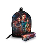 Mini Mochila Urbana + Estojo - Stranger Thinks - Lançamento