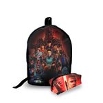 Mini Mochila Urbana + Estojo - Stranger Thinks - Lançamento 2