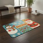 Tapete Capacho Antiderrapante 70x50 - Natal 02