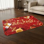 Tapete Capacho Antiderrapante 70x50 - Natal 01