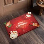 Tapete Capacho Antiderrapante 70x50 - Natal 01