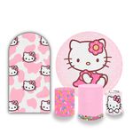 Painel Decorativo Hello Kitty Rosa – Kit Completo para Festa Infantil Copia
