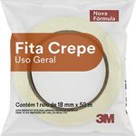 Fita Crepe 18mm x 50m Da 3m