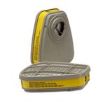 Filtro Vapores Orgânicos e Gases Ácidos 6003 Da 3m ( pacote com duas unidades)