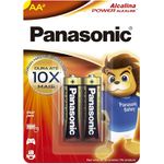 Pilha Alcalina Pequena AA Com 2 PIlhas Da Panasonic