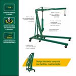 Guincho Hidráulico Dobrável 2T SATA - SCAE5843-LA