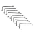 Jogo De Chave Biela Estriada De 8 a 19mm Com 12 Peças Da Sata -ST08021