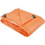 Lona De Polietileno Laranja 4 m x 4 m Da Vonder