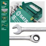 Jogo De Chave Combinada Catraca de 8-24mm com16 peças SATA - ST08034L