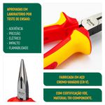 Alicate Meiacana Longo Isolado de 6" SATA - ST70131ST