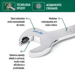 Jogo Chave Combinada Speedy Catraca de 8 a 19mm com 8 peças SATA - ST08007ASJ