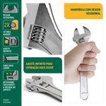 Chave Ajustável de 6" Da SATA - ST47202SC