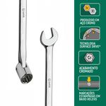 Jogo Chave Combinada Com Soquete Flexível 6 peças Da SATA - ST09037SJ