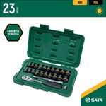 Jogo de Soquetes de Extração Bolt Biter 23 peças da SATA-ST09138