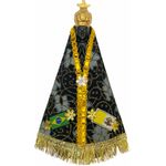 Imagem Nossa Senhora Aparecida Plástico Com Manto 20cm