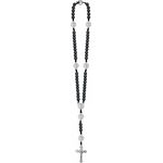 Terço Pescoço São Bento Mematita 8mm Com Medalha No Pai Nosso