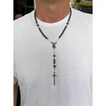 Terço Pescoço Hematita São Miguel