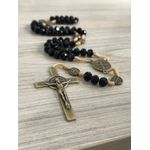 Terço São Bento Cristal 10mm