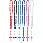 Terço Rosário Botão De Rosas 10 Mm