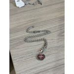 CORRENTE AÇO INOX COM MEDALHA SÃO BENTO