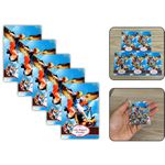 KIT 05 MEDALHAS DUPLA FACE 2,3X1,5CM