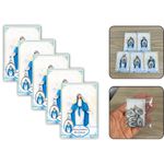 KIT 05 MEDALHAS DUPLA FACE 2,3X1,5CM